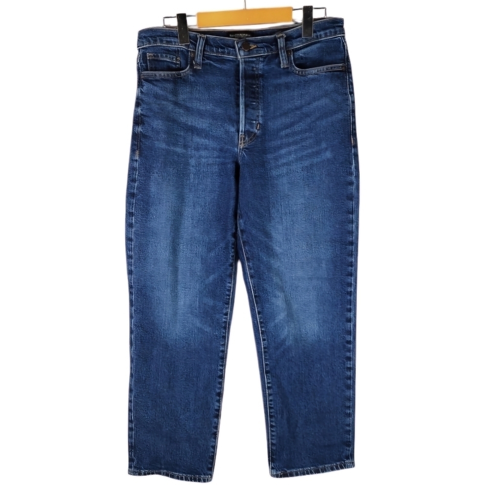 Banana Republic High Rise Straight Button Fly Ankle Cropped Jeans Size 29